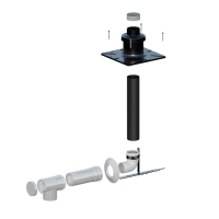 Ricom ZB-01 zestaw kominowy PP/AL do kotłów kondensacyjnych w szacht 60/100 kod ZB-01