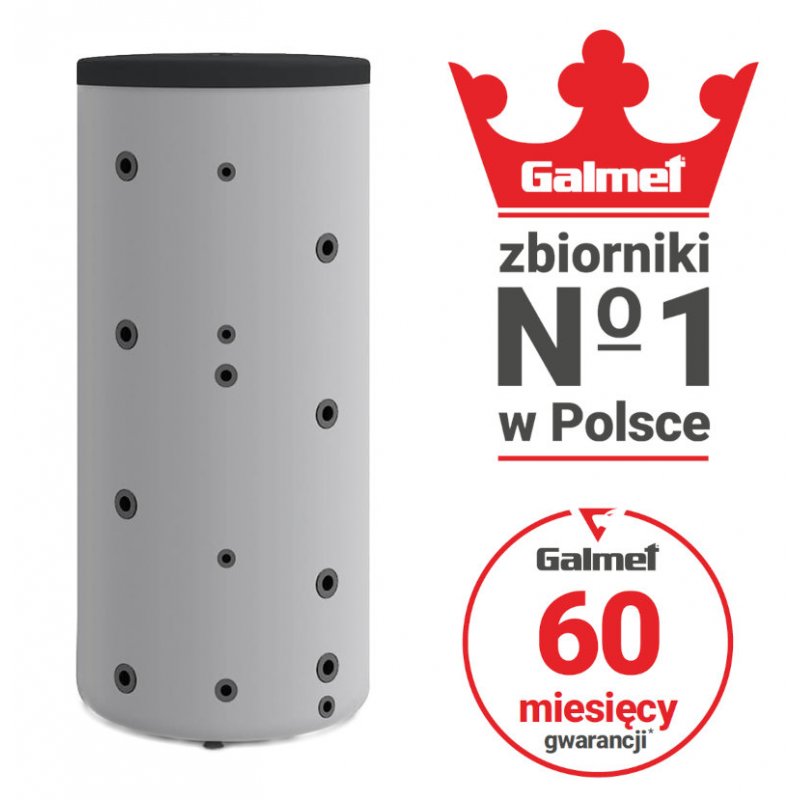 GALMET SG(B) 200 zbiornik buforowy stojący z wężownicą kod 71-200000