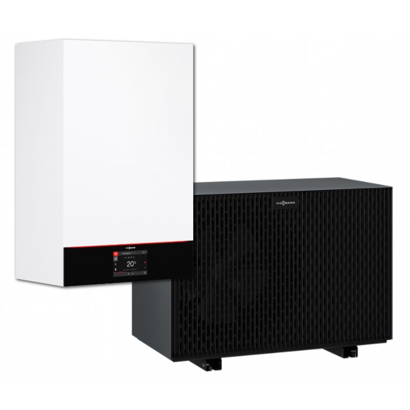 Viessmann Vitocal 250-A 2C A08 230V Pompa ciepła powietrze/woda monoblok o mocy 8 kW z dwoma zintegrowanymi obiegami kod Z032455
