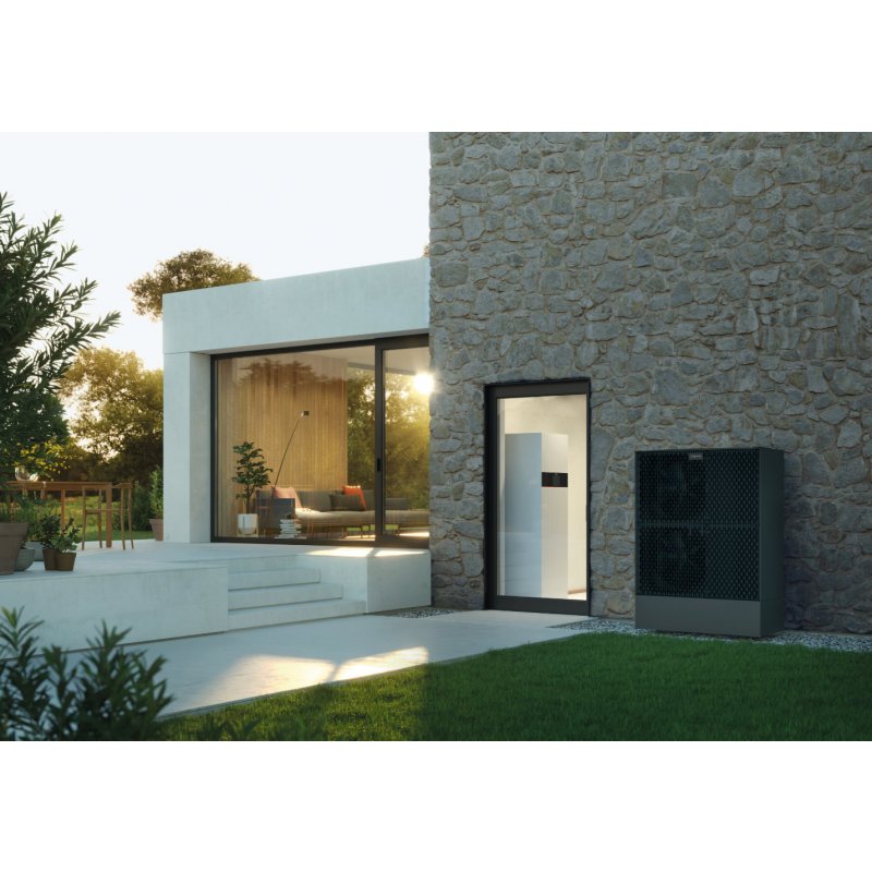 Viessmann Vitocal 250-A Compact A06 230V Pompa ciepła 6 kW z jednym zintegrowanym obiegiem i wbudowanym zbiornikiem c.w.u. 190 l kod Z033552 