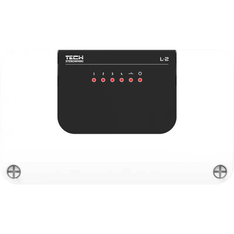 Tech L-2 Przewodowy sterownik ogrzewania podłogowego na 4 strefy Kod WG.20.0211