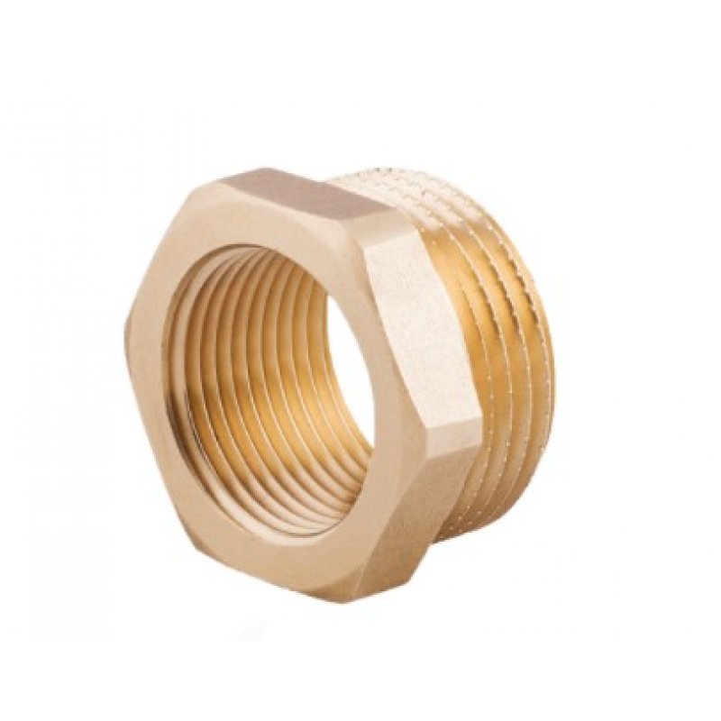 INVENA Redukcja mosiężna 3/4" x 1/2" kod ZM-09-202-H