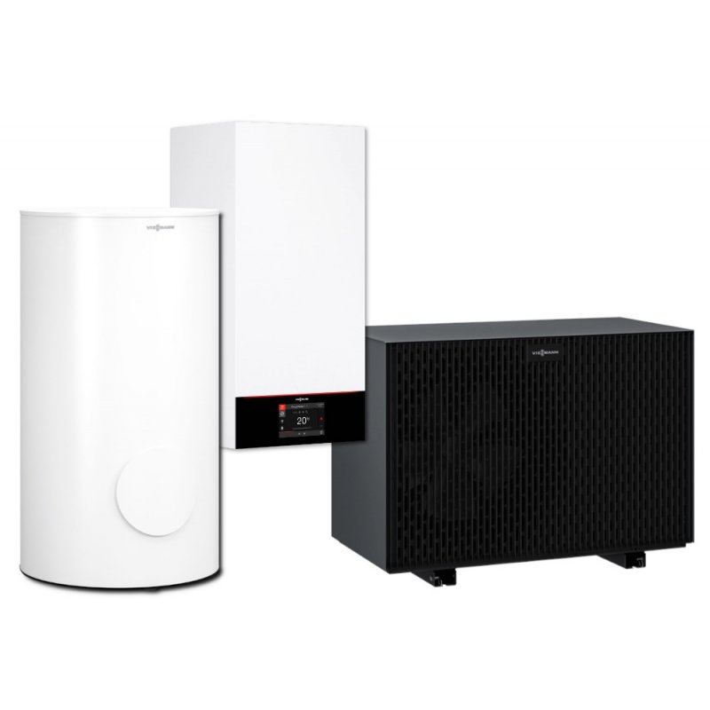 Viessmann Zestaw Vitocal 250-A A04 230V Pompa ciepła powietrze/woda monoblok o mocy 4 kW z jednym obiegiem + wymiennik 200 litrów kod Z033509