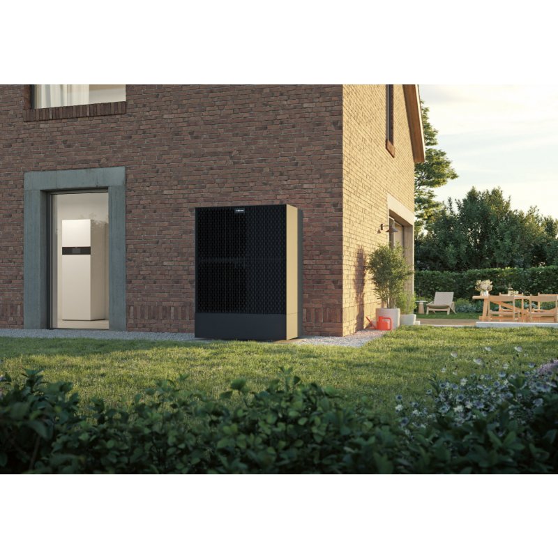Viessmann Vitocal 250-A Compact 2C A10 400V Pompa ciepła 12 kW z dwoma zintegrowanymi obiegami i wbudowanym zbiornikiem c.w.u. 190 l kod Z033561 