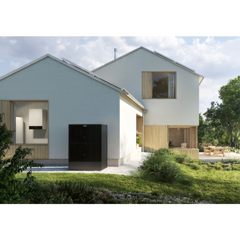 Viessmann Zestaw Vitocal 250-A A13 400V Pompa ciepła powietrze/woda monoblok o mocy 13 kW z jednym obiegiem + wymiennik 250 litrów kod Z033513 