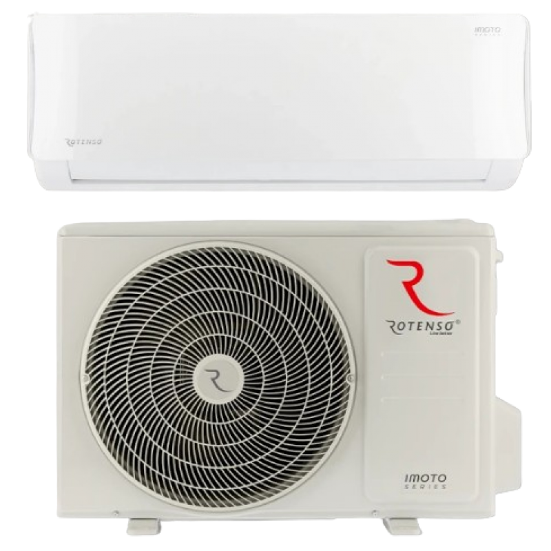 Rotenso Imoto Zestaw klimatyzator o mocy 3,5 kW jednostka wewnętrzna + jednostka zewnętrzna, WIFI Kod I35Xi+I35Xo 