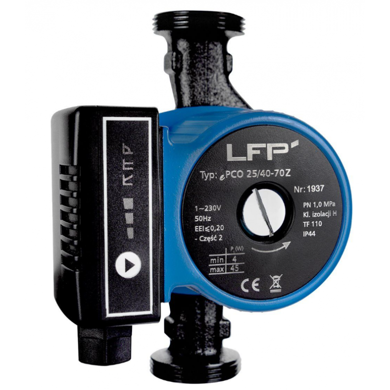 LFP ePCO 32/40-70Z  Pompa cyrkulacyjna sterowana elektronicznie Kod A067-032-070-01