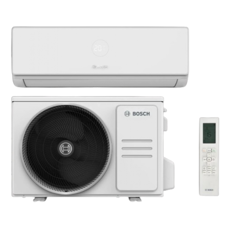 Junkers-Bosch CL4000i-Set 26 WE Zestaw klimatyzator ścienny o mocy 2,6 kW jednostka wewnętrzna + jednostka zewnętrzna, Seria CLIMATE 4000i Kod 7733703143+7733703144