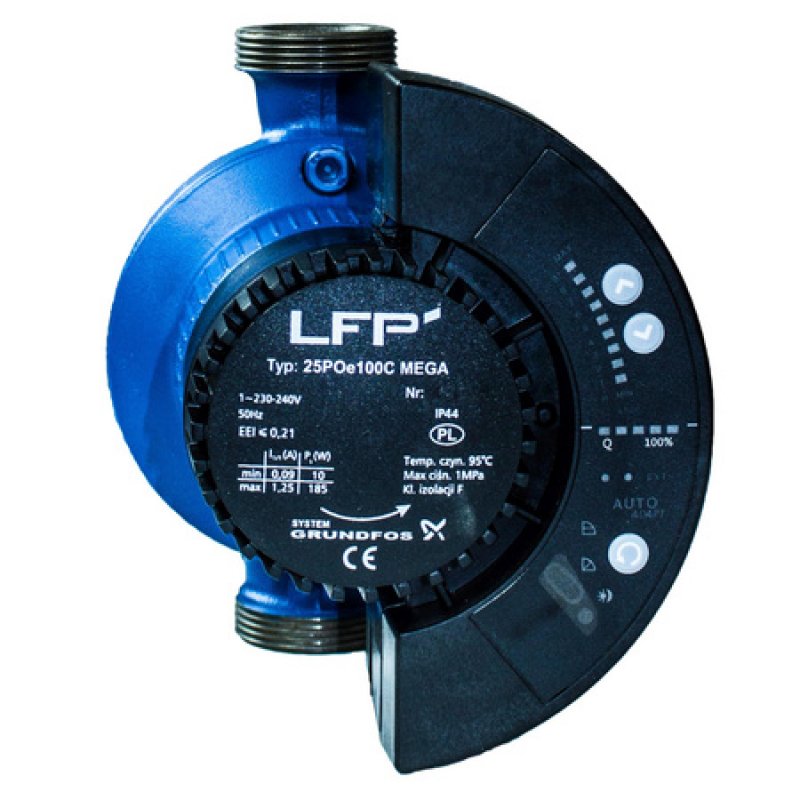 LFP 32POe80A/B MEGA Pompy obiegowe sterowane elektronicznie Kod A008-032-080-05