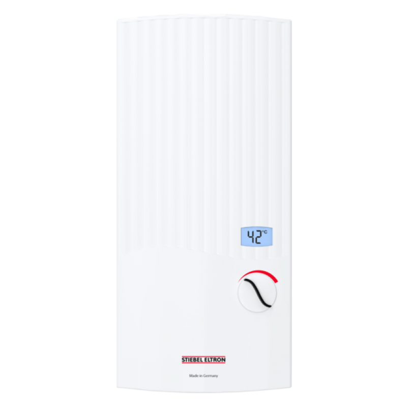 Stiebel Eltron PEO 27 Przepływowy podgrzewacz wody sterowany elektronicznie z wyświetlaczem LCD, trójfazowy, o mocy 27 kW Kod 233992
