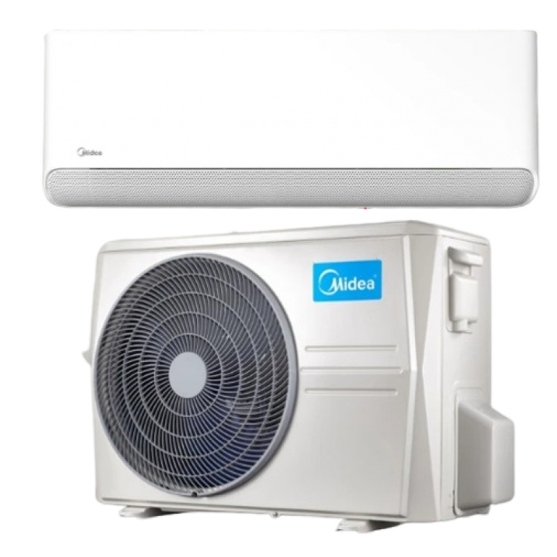 Midea BREEZELESS E Zestaw klimatyzator pokojowy jednostka wewnętrzna + jednostka zewnętrzna o mocy 2,1 kW Kod KCB-07NXD1-A1