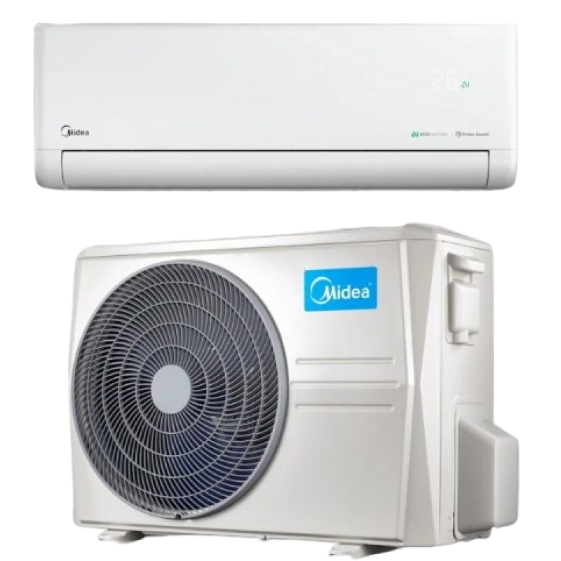 Midea SOLUNAR Zestaw klimatyzator pokojowy jednostka wewnętrzna + jednostka zewnętrzna o mocy 7,0 kW Kod KEF-24NXD1-A1