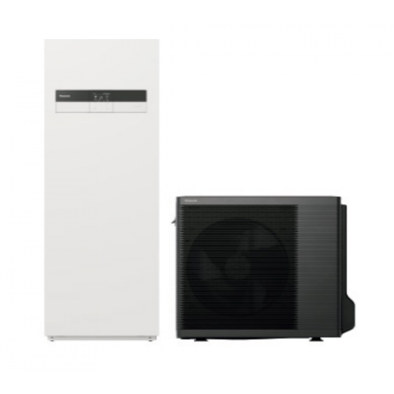 Panasonic Aquarea High Performance All in One Serii K 1-faza CWU 185L Pompa ciepła typu woda - powietrze o mocy 7kW oraz z grzałką o mocy 3kW Kod KIT-ADC07K3E5
