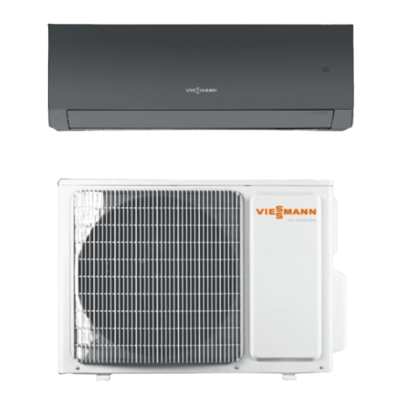 Viessmann VITOCLIMA 230-S + VITOCLIMA 300-S/HE Zestaw Klimatyzator jednostka wewnętrzna o mocy 2,7kW (kolor grafit) + jednostka zewnętrzna o mocy 5,3kW Kod 7272543 + 7955866