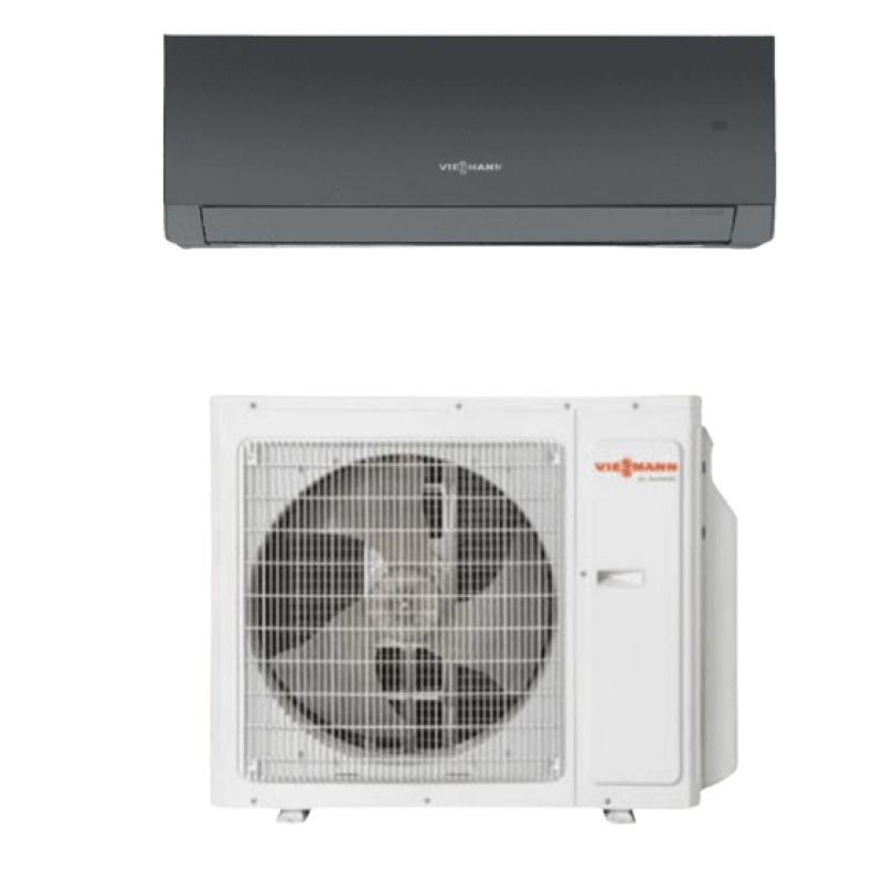 Viessmann VITOCLIMA 230-S + VITOCLIMA 300-S/HE Zestaw Klimatyzator jednostka wewnętrzna o mocy 3,5kW (kolor grafit) + jednostka zewnętrzna o mocy 8,20kW Kod 7272545 + 7955868