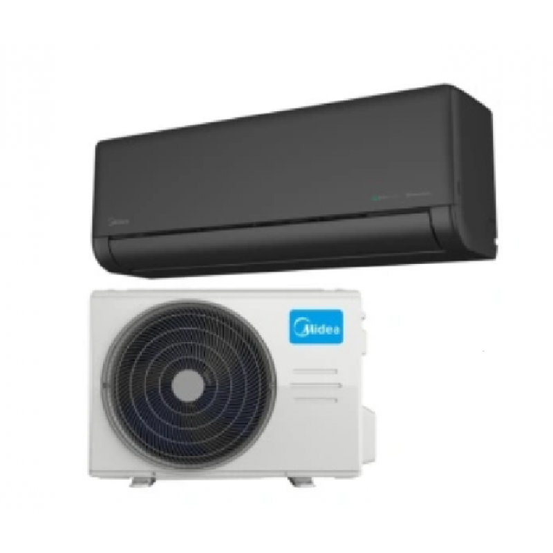 Midea SOLSTICE DARK Zestaw klimatyzator pokojowy jednostka wewnętrzna (kolor czarny) + jednostka zewnętrzna o mocy 7,0 kW Kod KEZ-24N8-A1B