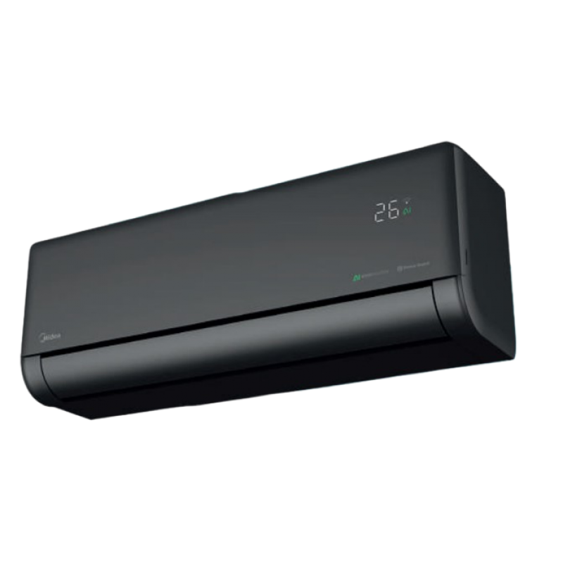 Midea SOLSTICE DARK Zestaw klimatyzator pokojowy jednostka wewnętrzna (kolor czarny) + jednostka zewnętrzna o mocy 7,0 kW Kod KEZ-24N8-A1B 