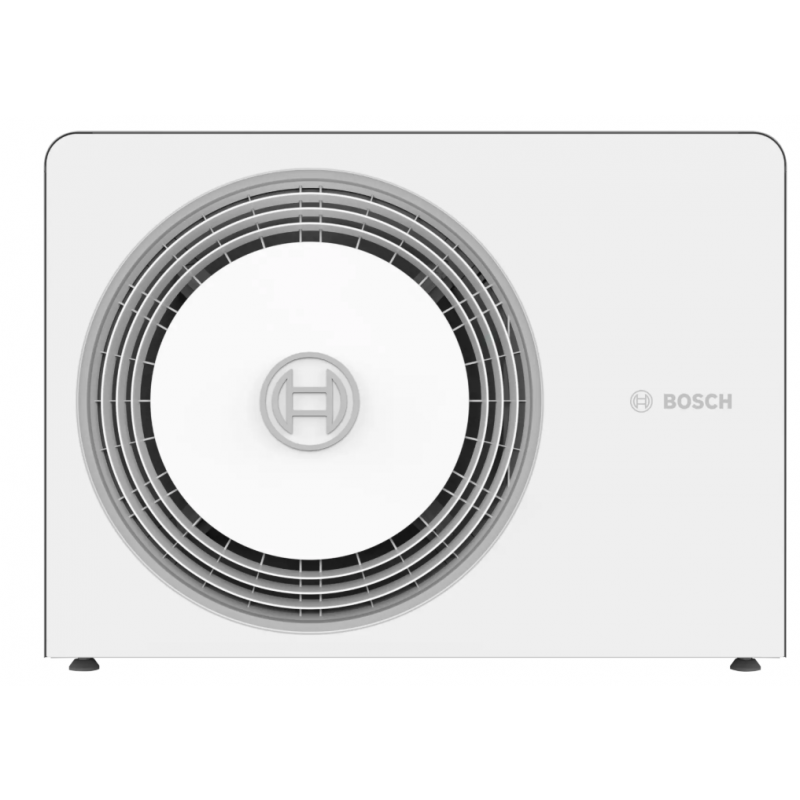 Bosch Compress CS5800iAW 4 ORE-S Pompa ciepła typu monoblok powietrze-woda o mocy 3,9kW z grzałką i modułem wewnętrznym ( biały front z metalu) Kod 7738602685  
