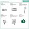 Hansgrohe Vernis Shape Pakiet chrom kod (26405000, 26281000, 26694400, 26455000, 71468000, 01800180 ) 