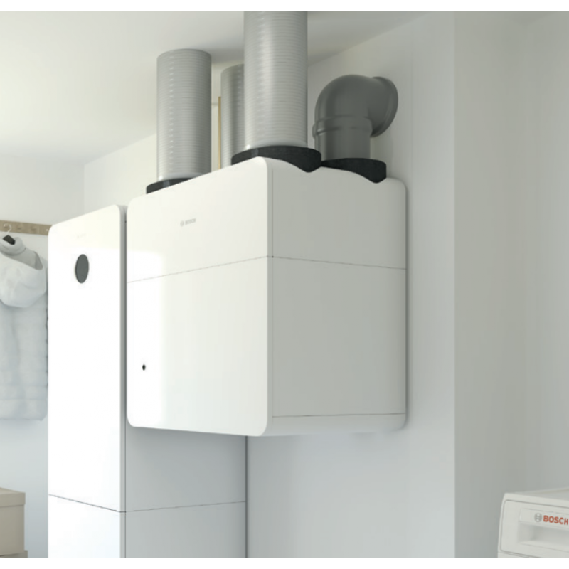 Bosch Vent 5000C Centrala wentylacyjna z odzyskiem ciepła V5001C 450, przepływ powietrza 50-450 m3/h Kod 7738113928 