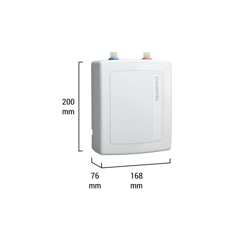 KOSPEL EPO2-6.2 Amicus Elektryczny przepływowy podgrzewacz wody 6kW/230 lub 400V 2N kod 10.3.10.007.00 