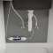 Invena Bateria Glamour zlewozmywakowa z filtrem chrom/czarny kod BZ-02-F08-V 
