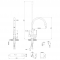 Invena Bateria Glamour zlewozmywakowa z filtrem chrom/czarny kod BZ-02-F08-V 