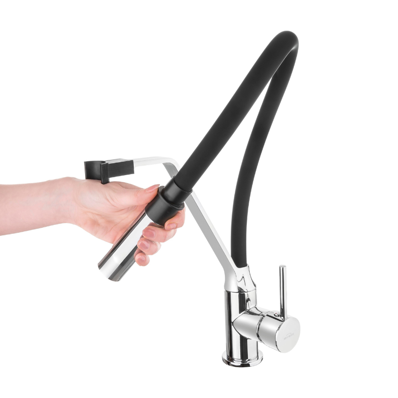 Invena Terra Bateria zlewozmywakowa czarny kod BZ-54-L04-D 