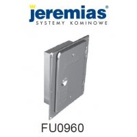 Jeremias drzwiczki rewizyjne 210x140 mm z króćcem 60 mm, stal nierdzewna, FU0960