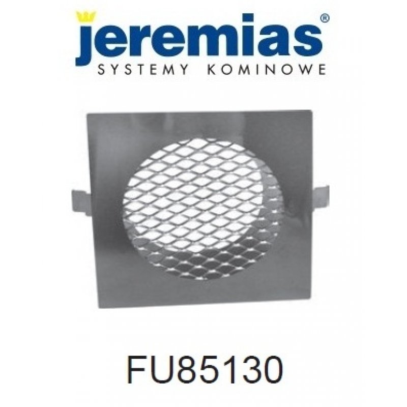 Jeremias kratka wentylacyjna okrągła 130 mm, stal nierdzewna, FU85130