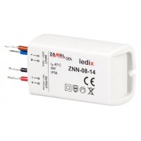 Zamel ZNN-08-14 zasilacz LED natykowy 14V DC o mocy 8W Kod LDX10000023