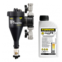Fernox Filtr magnetyczno hydrocyklonowy TF1 Total Filter 1 + Filter Fluid F9 Kod 62148