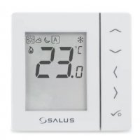 Salus Controls VS35W EXPERT NSB Regulator temperatury przewodowy, cyfrowy, podtynkowy, dobowy, 230V, kolor biały Kod 615132933