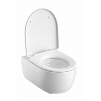 Koło Modo Pure Oval Zestaw miska WC z deską sedesową wolnoopadającą, wiszący, Rimfree, kolor biały Kod L39123000