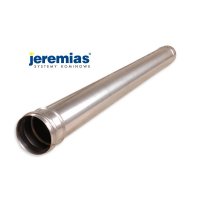 Jeremias rura spalinowa fi 150 500 mm, jednościenna kominowa, stal nierdzewna, TN0603
