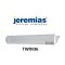 Jeremias rura 750 mm 60/100 z zakończeniem poziomym TWIN36